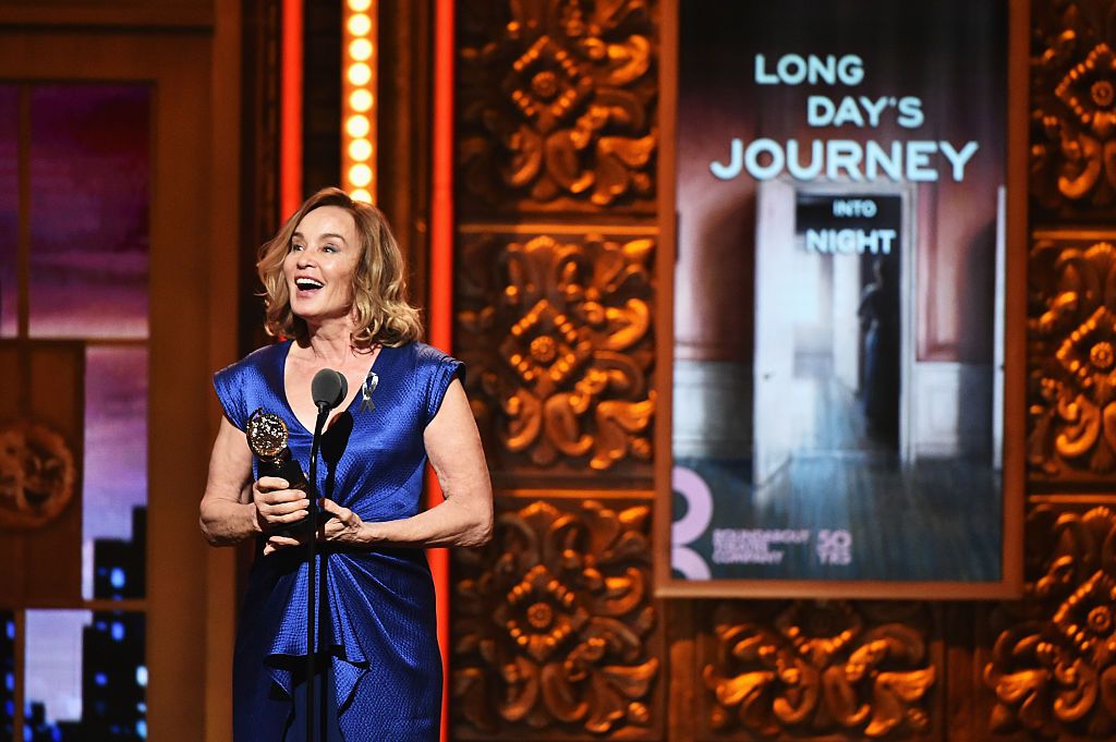 Jessica Lange, who won the Tony for Best Actress in a Play for "Long Day's Journey into Night"<br>